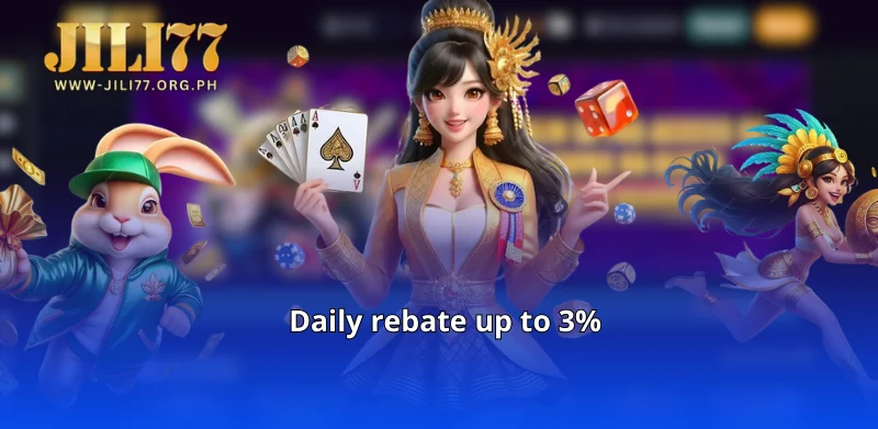 Daily rebate up to 3%