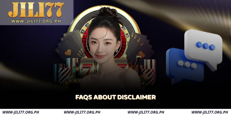 faqs about disclaimer